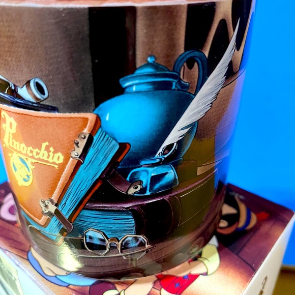 WALT DISNEY’S CLASSIC PINOCCHIO VTG 90’s NWT DISNEY STORE EXCLUSIVE CERAMIC MUG - Picture 7 of 15